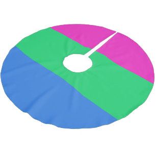 Polysexuell stolthetsflagga julgransmatta borstad polyester