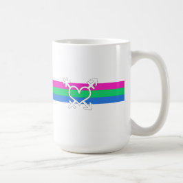 Polysexuell stolthetsflagga kaffemugg