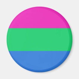 Polysexuell stolthetsflagga magnet