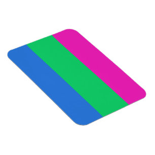 Polysexuell stolthetsflagga magnet