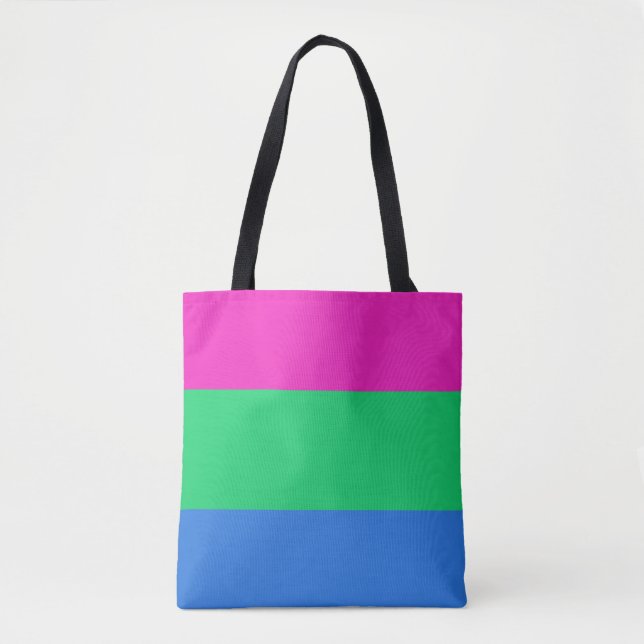 Polysexuell stolthetsflagga tygkasse (Framsida)
