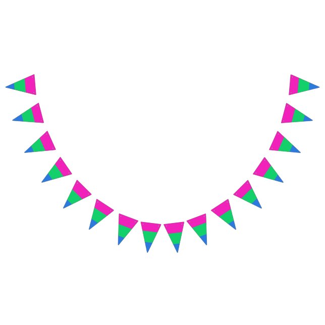 Polysexuell stolthetsflagga vimplar (Alla)