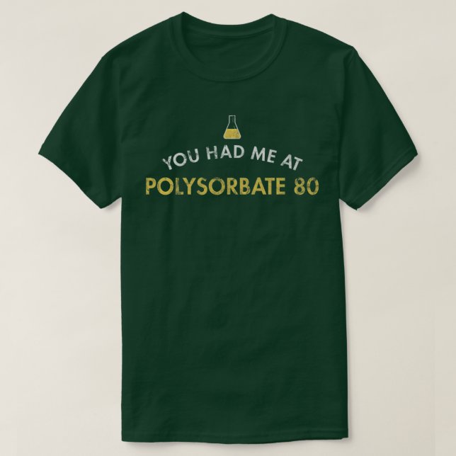 Polysorbat 80 Food Cosmetics Cooking Foam Chemia T Shirt (Design framsida)