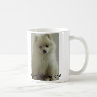 pom älskar jag Pomeranians! Kaffemugg