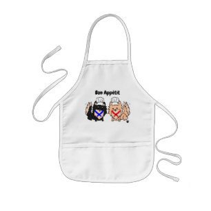 Pom Chefs Bon Appétit Apron Barnförkläde