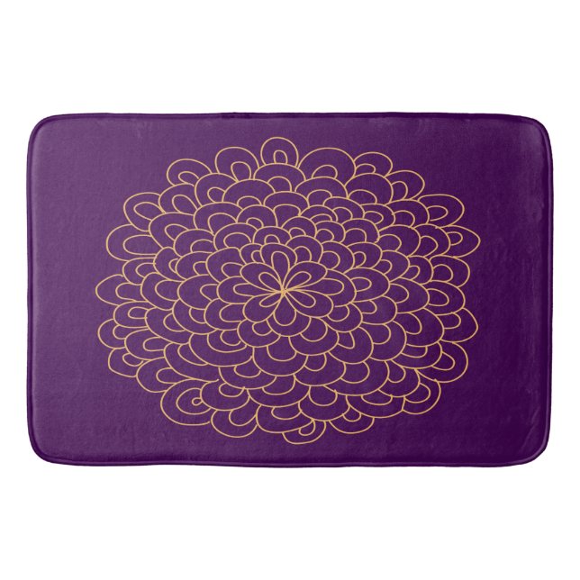 Pom Flower Bath Mat Badrumsmatta (Framsidan)