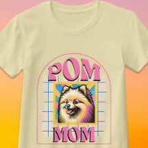 Pom Mamma Hund Mamma Shirt Gift for Pommern Owner