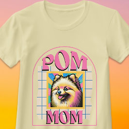 Pom Mamma Hund Mamma Shirt Gift for Pommern Owner T