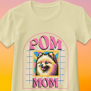 Pom Mamma Hund Mamma Shirt Gift for Pommern Owner T
