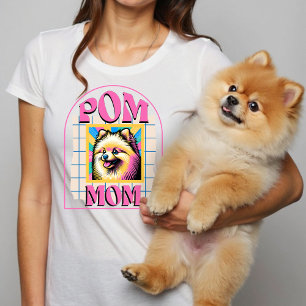 Pom Mamma Hund Mamma Shirt Gift for Pommern Owner T