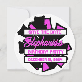 Pom Pom #4-inbjudan Inbjudningar