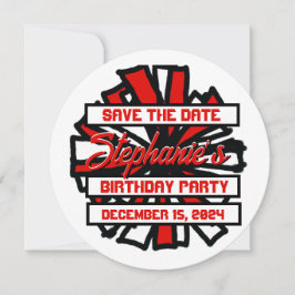 Pom Pom #7-inbjudan Inbjudningar