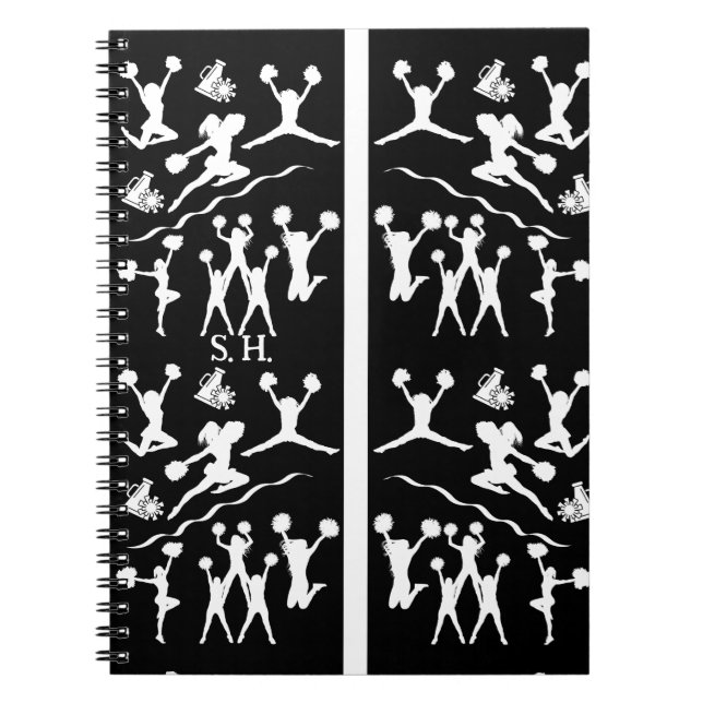 Pom-pom-flicka Anteckningsbok (Framsidan)