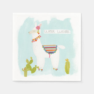 Pom Pom Llama Rama - Llater Llosers Pappersservett