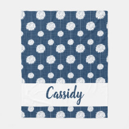 Pom Pom Mönster Fleecefilt