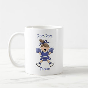 Pom-Pom Power Brunet Kaffemugg