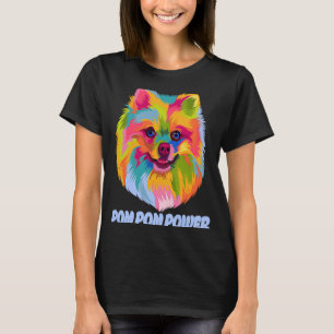 Pom Power Pommern Pommern Humor Leksak Röntdjur P T Shirt