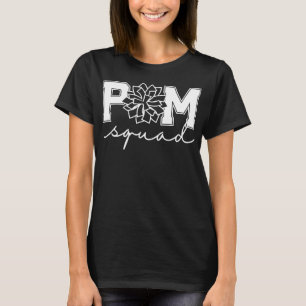 Pom Squad for Dance Cheer Spirit Squad T Shirt