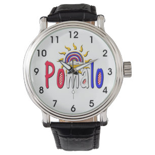 Pomalo - Kroatisk avslappning med Sol och regnbåge Armbandsur