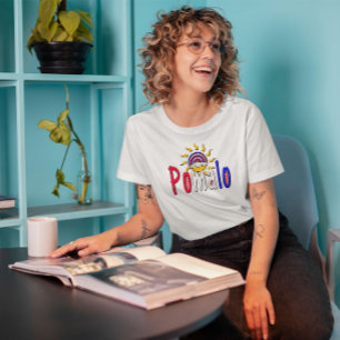 Pomalo - Kroatisk avslappning med Sol och regnbåge T Shirt