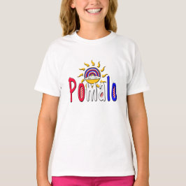Pomalo - Kroatisk avslappning med Sol och regnbåge T Shirt