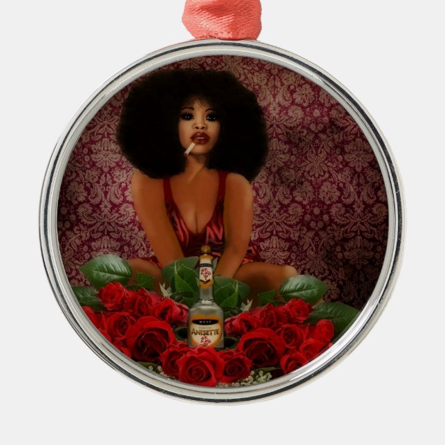 Pomba Gira Julgransprydnad Metall (Framsidan)