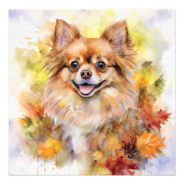 Pomchi Fall Watercolor Fototryck