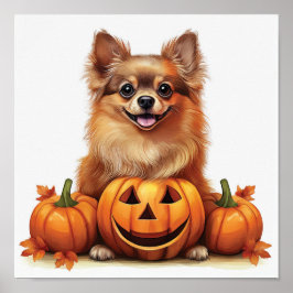 Pomchi och Pumpkin Poster