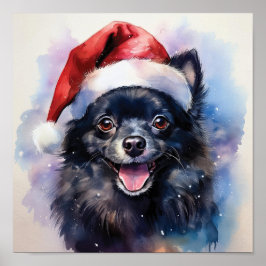 Pomchi Santa Poster