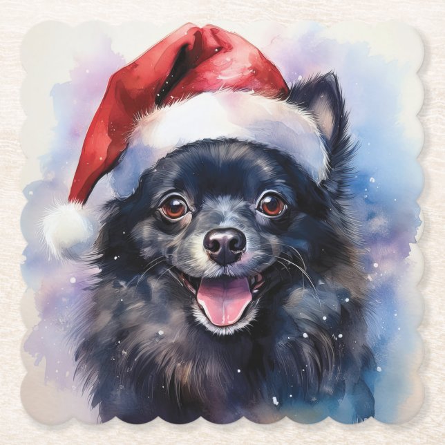 Pomchi Santa Underlägg Papper (Framsida)
