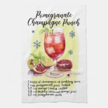 Pomegranat Champagne PunchRecipe - juldesign