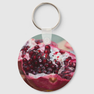 Pomegranat, frukttro, fotofrö rött nyckelring