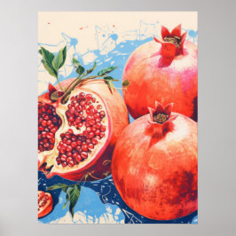 Pomegranat Grace Poster