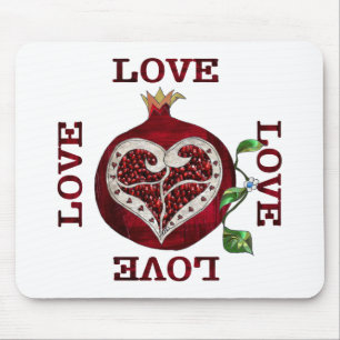 Pomegranat Heart KÄRLEK Valentine Musmatta