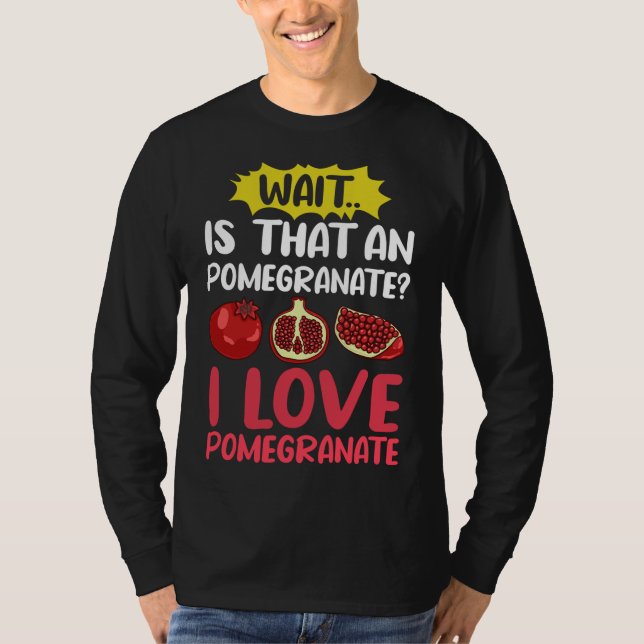 Pomegranat Juice Träd Seeds Fruktblomma Plant T Shirt (Framsida)