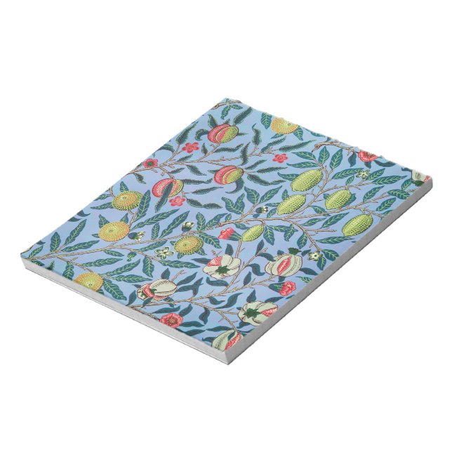 Pomegranat Mönster av William Morris Anteckningsblock (Roterad)