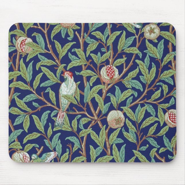 Pomegranat och Little Bird, William Morris Musmatta (Framsidan)