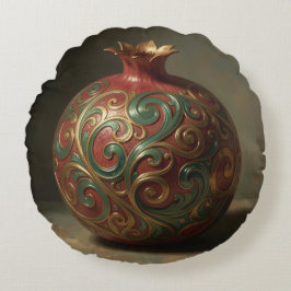 Pomegranate´11 Rund Kudde