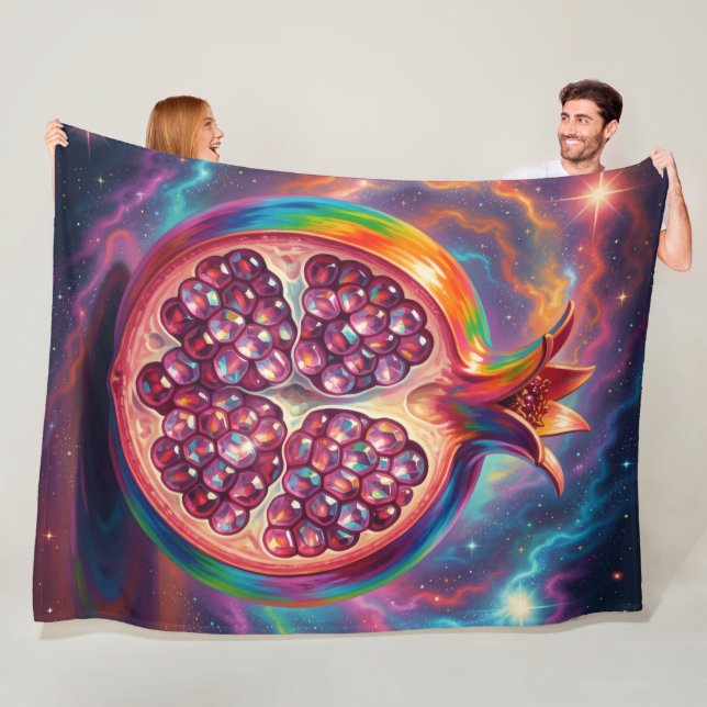 Pomegranate´1 Fleecefilt (På plats)