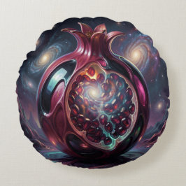 Pomegranate´3 Rund Kudde