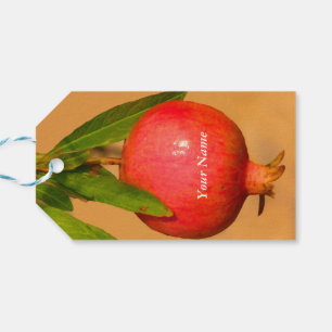 Pomegranate Rosh HaShana Presentetikett