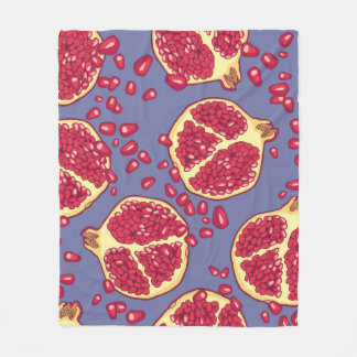 Pomegranate seamless pattern. fleecefilt