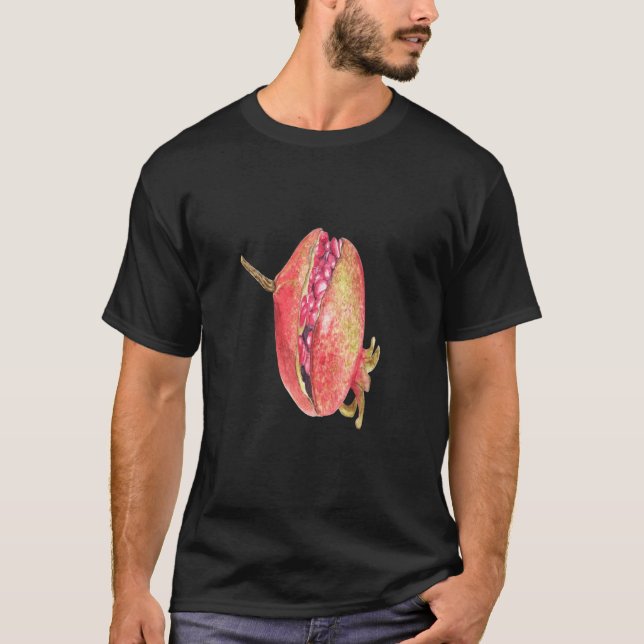 Pomegranate Summer Fruit T Shirt (Framsida)