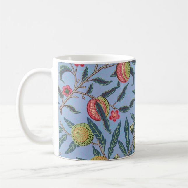 Pomegranate William Morris mönstrad Kaffemugg (Vänster)
