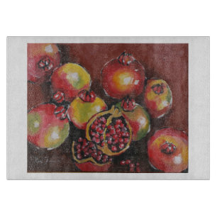 Pomegranateexponeringsglasskärbräda