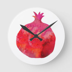 Pomegranaten tar tid på rund klocka