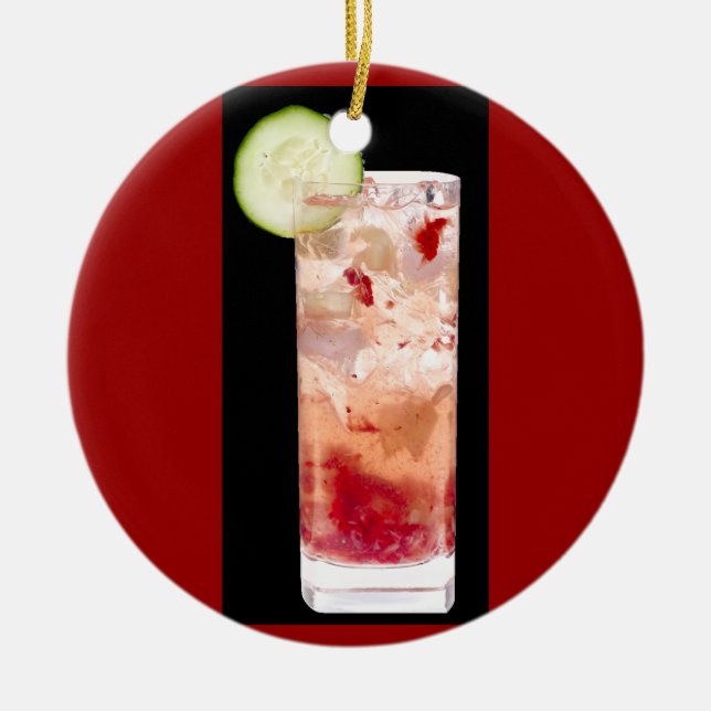 Pomegranateprydnad Julgransprydnad Keramik (Framsidan)