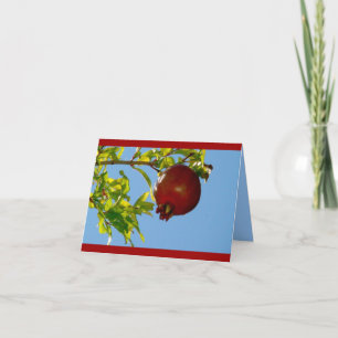 PomegranateRosh Hashanah kort