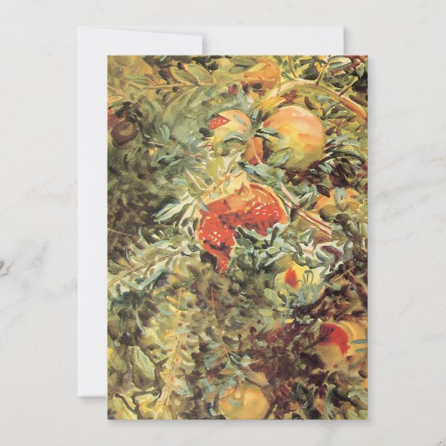 Pomegranates II av John Singer Sargent (Framsida)