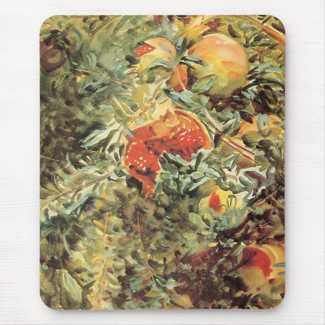 Pomegranates II av John Singer Sargent Musmatta (Framsidan)